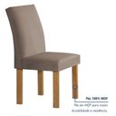 Ver imagem 5 de Conjunto Sala de Jantar 4 Lugares Quadrada 90x90 Tampo de Vidro/MDF Mesa Carolina e Cadeiras Espanha