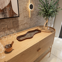 Ver imagem 2 de Bandeja Santorini - Linha Couro - - Caramelo - 50x20