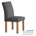 Ver imagem 5 de Conjunto Sala de Jantar 4 Lugares Quadrada 90x90 Tampo de Vidro/MDF Mesa Carolina e Cadeiras Espanha