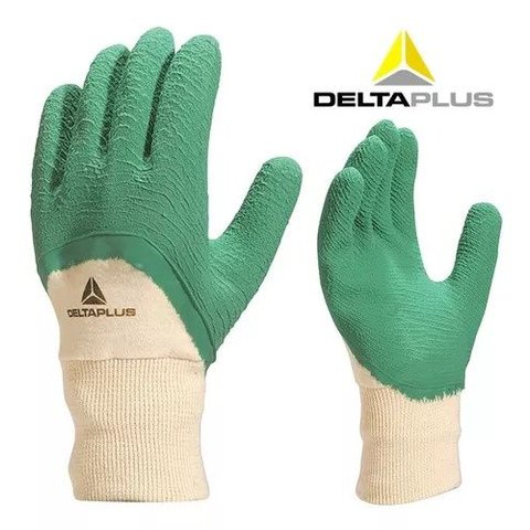 Luva de Proteção General Algodão Latex Natural Delta Plus