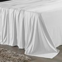 Ver imagem 2 de Jogo de Cama Casal Viúva Nobre 4 Peças Malha 100% Algodão - Branco / Preto