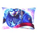 Ver imagem 4 de Jogo De Lençol Cobre Leito E Fronha Capitão América Kit 2pçs