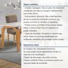 Conjunto Mesa Melina 120cmx90cm com 4 Cadeiras Luisa Tampo Smart Plus com Vidro - 14