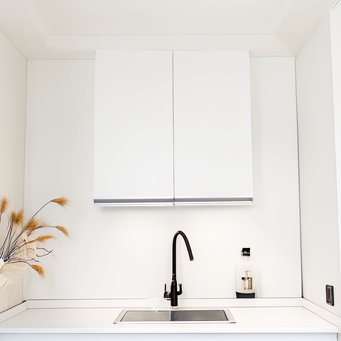 Armário Suspenso 02 Portas 60 Cm em Mdf Branco Moveara