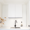 Ver imagem 1 de Armário Suspenso 02 Portas 60 Cm em Mdf Branco Moveara