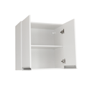 Ver imagem 4 de Armário Suspenso 02 Portas 60 Cm em Mdf Branco Moveara