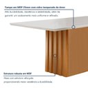 Ver imagem 2 de Conjunto Mesa Elis 120cm X 90cm com 4 Cadeiras Luisa Tampo Slim Plus com Vidro
