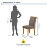 Conjunto Mesa Elis 120cm X 90cm com 4 Cadeiras Luisa Tampo Slim Plus com Vidro - 11