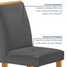Conjunto Mesa Elis 120cm X 90cm com 4 Cadeiras Luisa Tampo Slim Plus com Vidro - 7