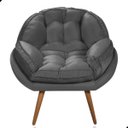 Ver imagem 4 de Kit 2 Poltrona California para Sala Veludo Amamentação Papai