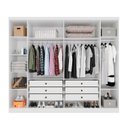 Ver imagem 3 de Guarda-Roupa Casal 6 Portas 6 Gavetas Angra Expresso Móveis