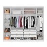 Guarda-Roupa Casal 6 Portas 6 Gavetas Angra Expresso Móveis - 3