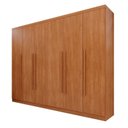 Ver imagem 4 de Guarda-Roupa Casal 6 Portas 6 Gavetas Angra Expresso Móveis Marrom/Cinamomo