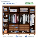 Ver imagem 6 de Guarda-Roupa Casals 6 Portas 6 Gavetas com Pés Angra Marrom/Cinamomo
