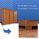 Ver mais imagens de Guarda-Roupas 3 Portas 6 Gavetas Dinamarca Marrom/Cinamomo