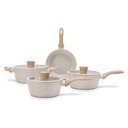 Ver imagem 1 de Jogo de Panelas Brinox Antiaderente Sirius 4 Pç Vanilla