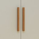 Ver imagem 7 de Multiuso 2 Portas 3 Prateleiras Araucaria Kaiki Móveis