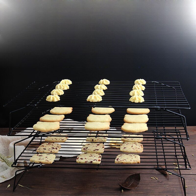 Suporte de Cozinha Empalhável Bolo WALFOS, 2 Bandeja com Refrigeração, Forno e Churrasco Tamanho M - 4
