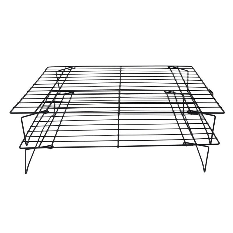 Suporte de Cozinha Empalhável Bolo WALFOS, 2 Bandeja com Refrigeração, Forno e Churrasco Tamanho M - 1