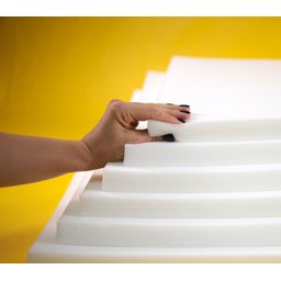 Espuma Cadeira 45x45x3cm D28 - Kit 6 Unid.:branco - 3