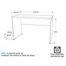 Mesa para Computador Gamer 120x60 Cm Escritório - 4