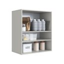 Ver imagem 5 de Armário de Lavanderia Aéreo com 2 Portas e Nichos 69cm Multimóveis Crart-ARM004 - Arenas