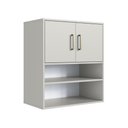 Ver imagem 2 de Armário de Lavanderia Aéreo com 2 Portas e Nichos 69cm Multimóveis Crart-ARM004 - Arenas