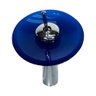 TORNEIRA MONOCOMANDO DE VIDRO REDONDA ALTA AZUL ESCURO - 2