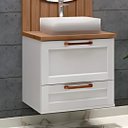 Ver imagem 4 de Gabinete de Banheiro Cuba Espelho c/ Painel Ripado Suspenso:Avelato