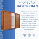 Ver imagem 6 de Guarda-Roupas 3 Portas 6 Gavetas com Pés com Espelho Dinamarca Marrom/Cinamomo