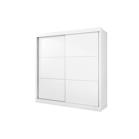Guarda Roupa Casal 2 Portas 6 Gavetas Cancun Cinamomo Branco - D' Doro Móveis