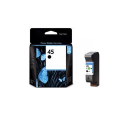 Cartucho de Tinta Original Hp 45 Preto 51645a 51645al - 1