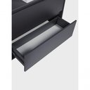 Ver imagem 5 de Gabinete para Banheiro Dubai 1 Porta 1 Gaveta MDF 80cm Grafite com Cuba e Espelho