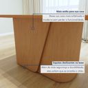 Ver mais imagens de Mesa de Jantar 6 Lugares Retangular Tampo MDF Luar