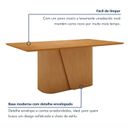Ver imagem 5 de Mesa de Jantar 6 Lugares Retangular Tampo MDF Luar