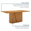 Ver imagem 6 de Mesa de Jantar 6 Lugares Retangular Tampo MDF Luar