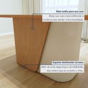 Ver mais imagens de Mesa de Jantar Retangular 78x170x90cm Tampo Mdf Luar 