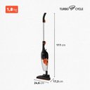 Ver imagem 2 de Kit Aspirador 220V Turbo Cycle 1500W + Escova Pet Mondial