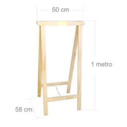Pernas Pinus Natural P/apoio De Mesas E Tampos - 5