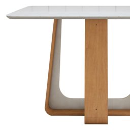 Mesa de Jantar Retangular 120cm Tampo com Vidro Sintonia - 9