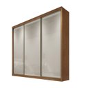 Ver imagem 3 de Guarda Roupa Casal 3 Portas 6 Gavetas - Londres-cumaru/fendi - Móveis Novo Horizonte