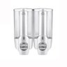 Dispenser Duplo Gel Shampoo Sabonete Liquido Alcool Shopping Hotel - 1