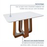 Mesa de Jantar Retangular 120cm com Tampo em Mdf Sintonia - 5