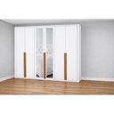 Ver imagem 1 de Guarda Roupa 6 Portas 6 Gav com Espelho Living -grand Line