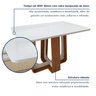 Mesa de Jantar Retangular 120cm Maxi Tampo com Vidro Sintonia - 14