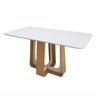 Mesa de Jantar Retangular 160cm com Tampo em Mdf Sintonia - 2