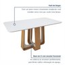 Mesa de Jantar Retangular 160cm com Tampo em Mdf Sintonia - 5