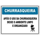 Ver imagem 1 de Placa Condomínio - Limpar Churrasqueira após Uso 20x30cm Tacolado 03 Unidades