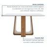 Mesa de Jantar Retangular 170cm com Tampo em Mdf Sintonia - 6