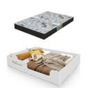 Ver imagem 1 de Cama Casal Montessoriana Infantil Princesa Moderna Manina/Manino MDF c/ Colchão Gazin - Branco